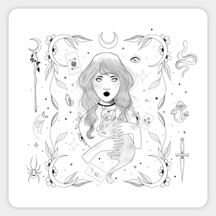 Mystic Girl Sticker